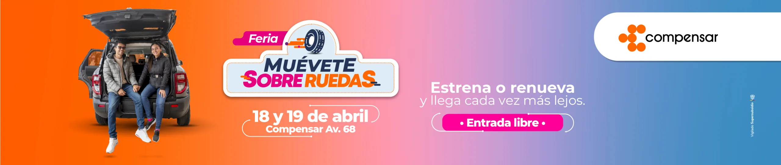 Muévete sobre ruedas | Compensar Muévete sobre ruedas | Compensar