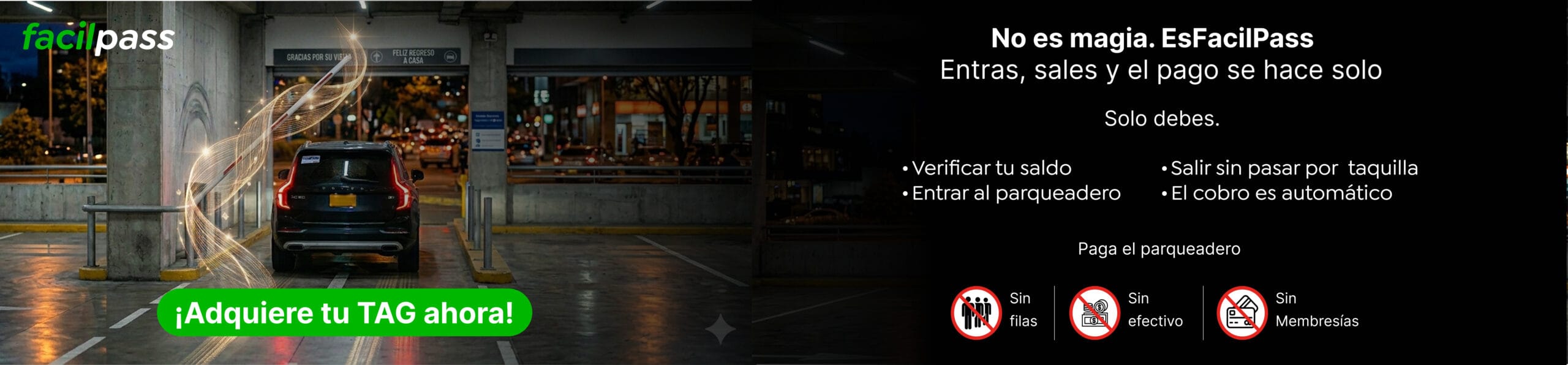 Parqueaderos | FacilPass Pago electrónico de parqueaderos