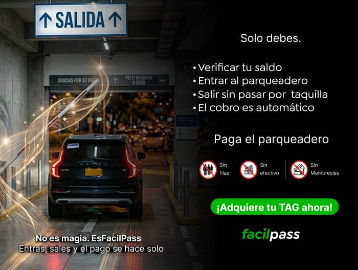 Pagar parqueaderos FacilPass.co Pagar parqueaderos FacilPass.co
